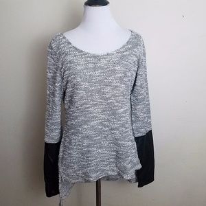 ❤Astars High Low Faux Leather Top ❤